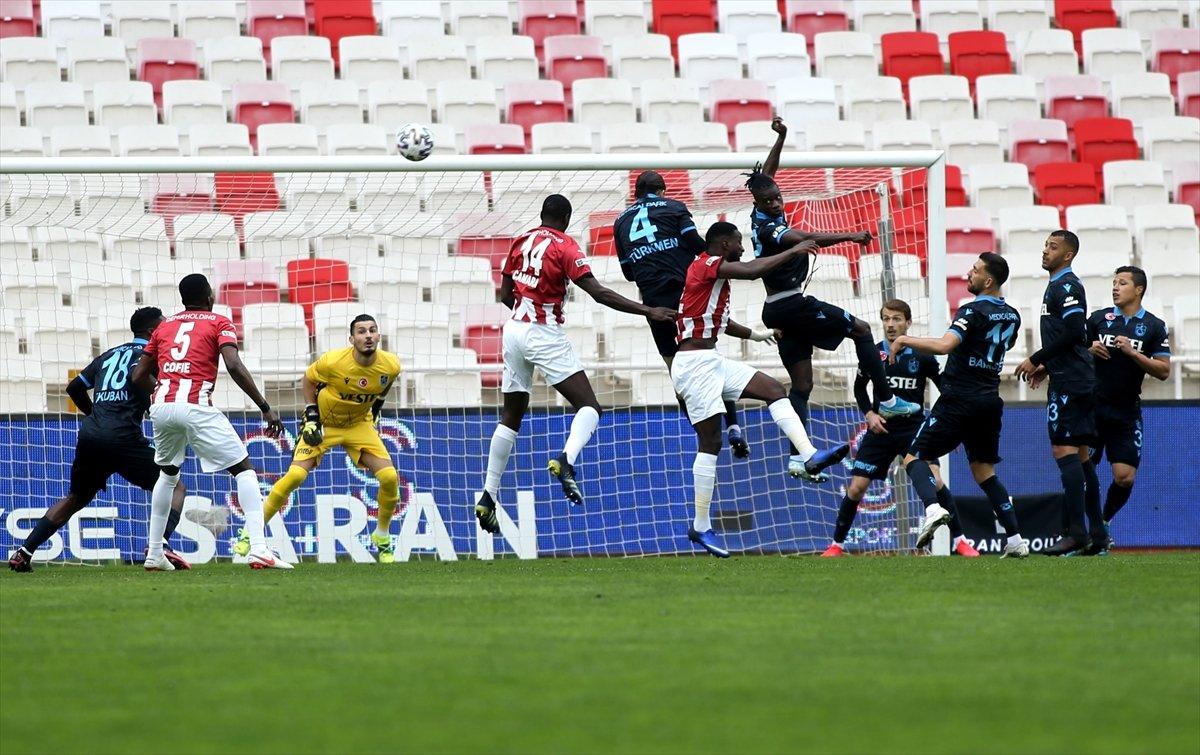 Trabzonspor, deplasmanda Sivasspor ile berabere kaldı