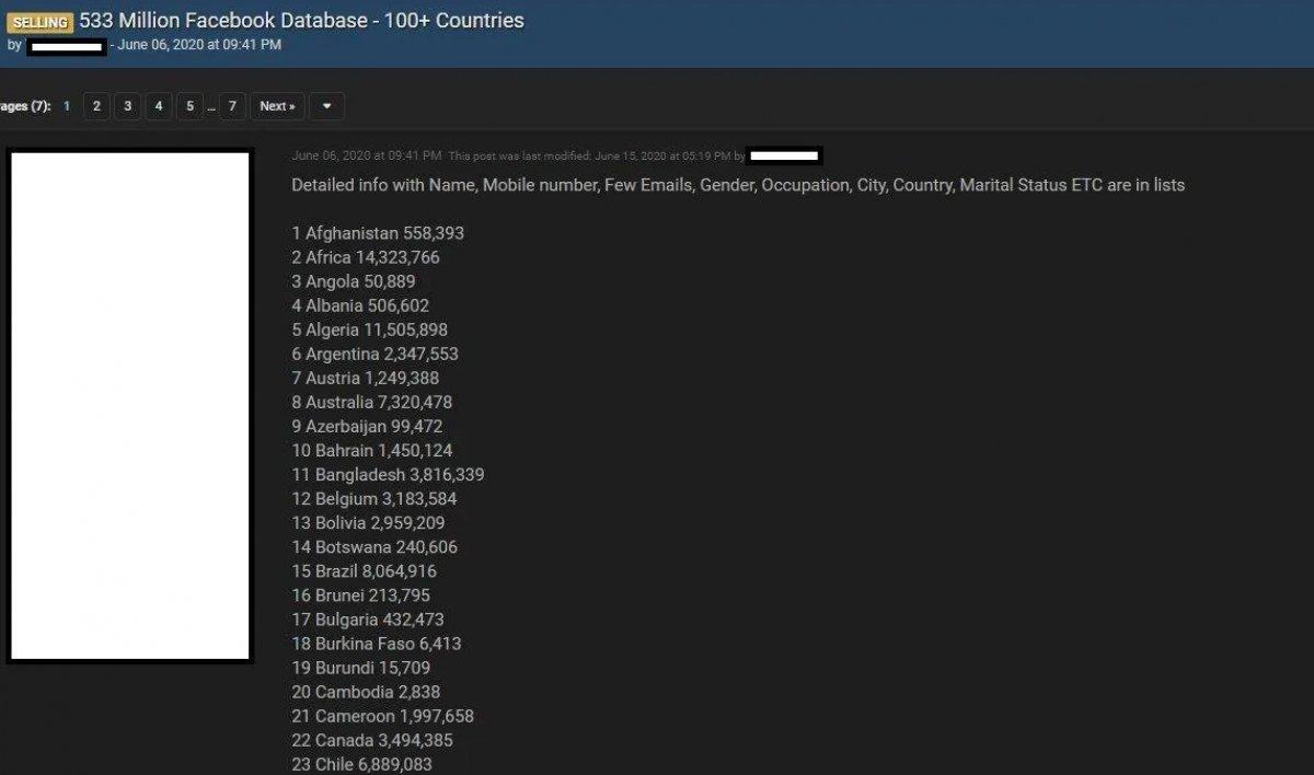 Facebook'ta 20 milyon Türk vatandaşının verileri çalındı