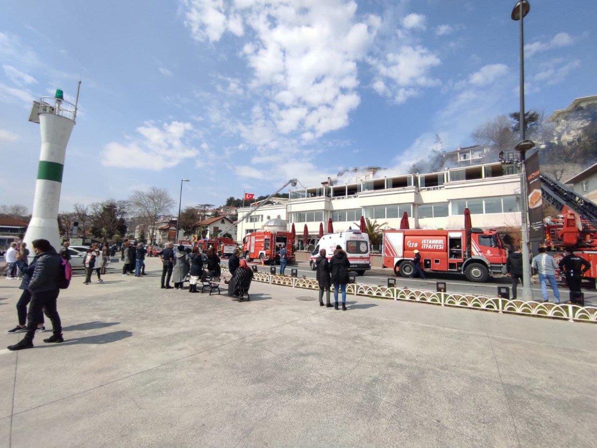 Baltalimanı Polis Evi'nde korkutan yangın