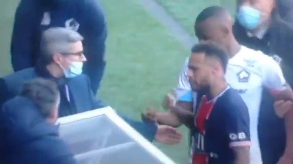 Neymar, maç sonu Djalo'ya saldırdı