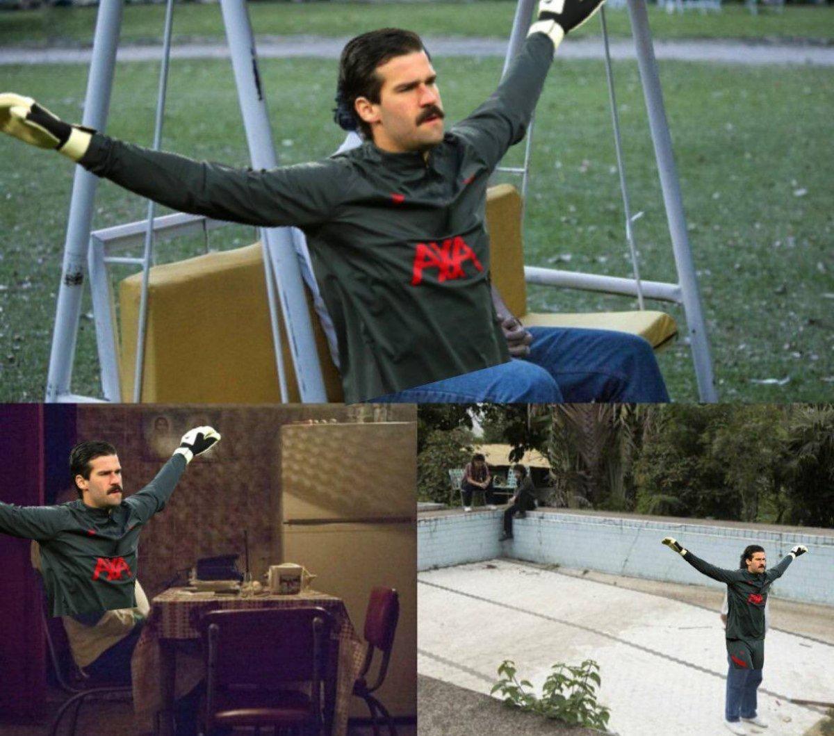 Alisson'un bıyığı sosyal medyada gündem oldu