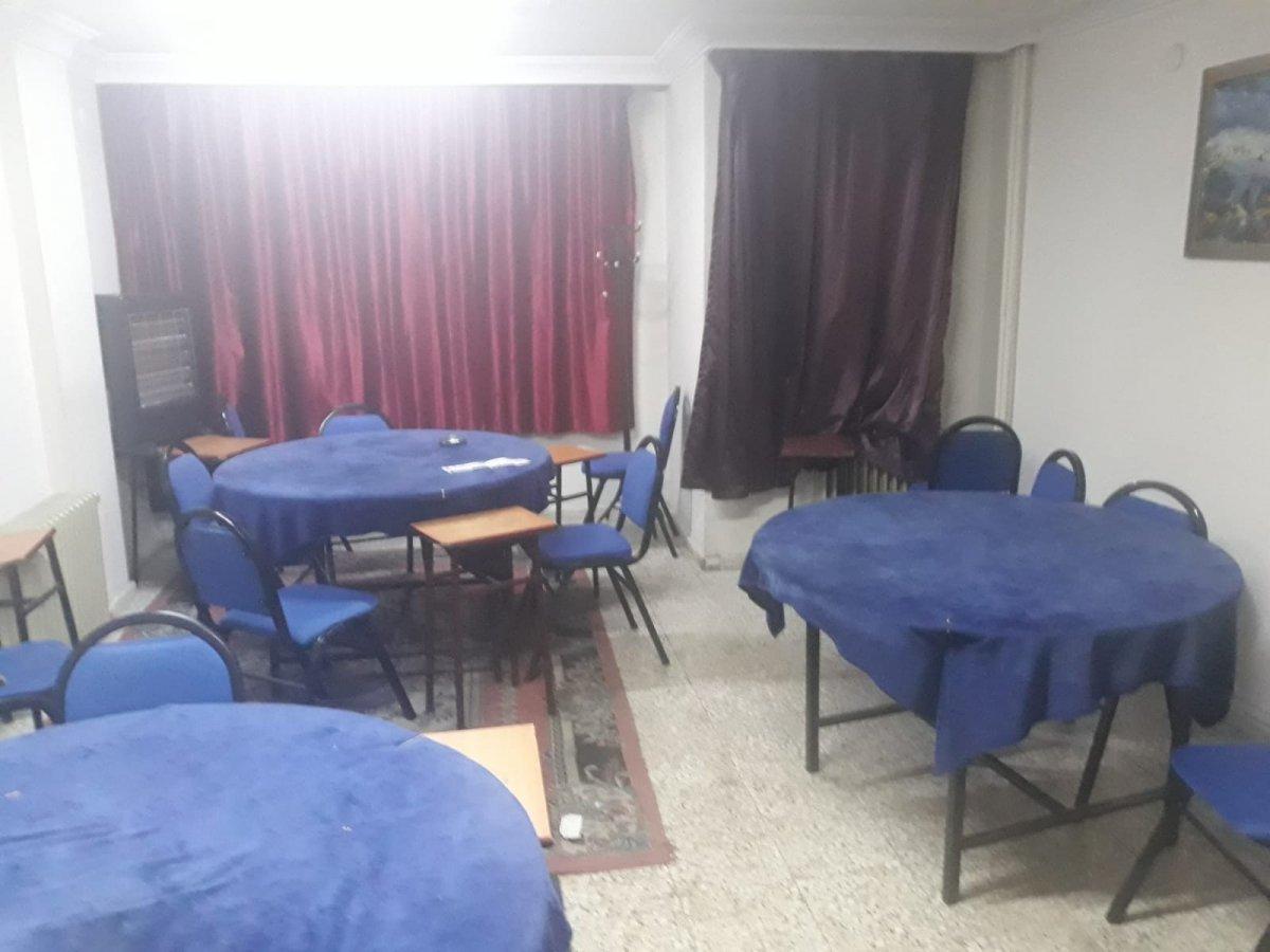 Denizli’de kumar oynanan dernek görünümlü iş yerine baskın