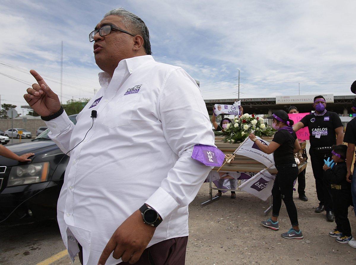 Meksikalı vekil adayından tabutlu seçim kampanyası