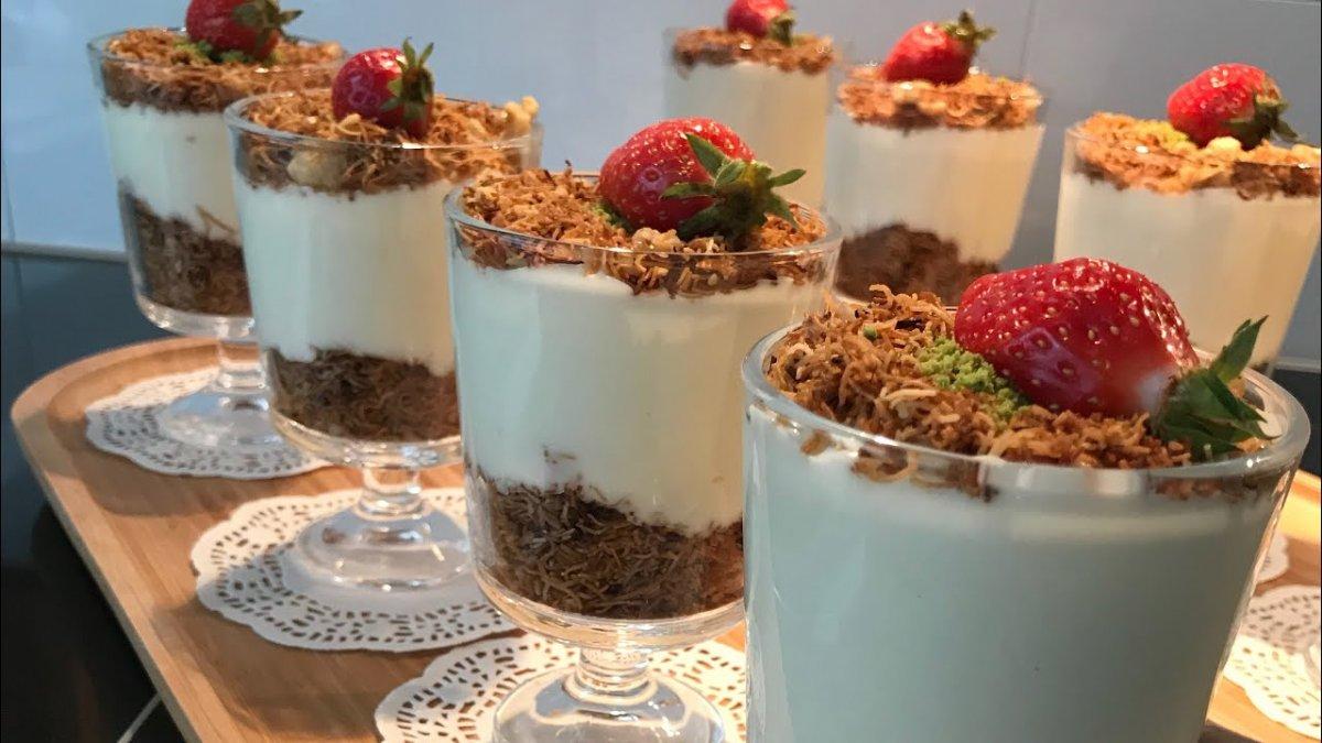 Kupta kadayıflı muhallebi nasıl yapılır, malzemeleri nelerdir? Kupta kadayıflı muhallebi tarifi..