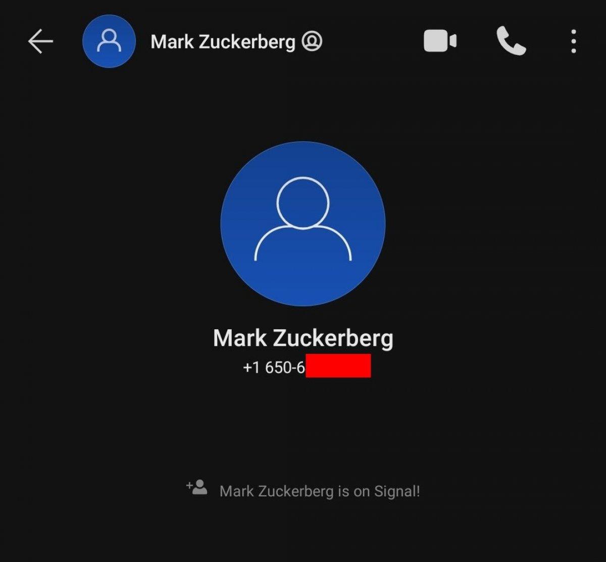 mark zuckerberg signal