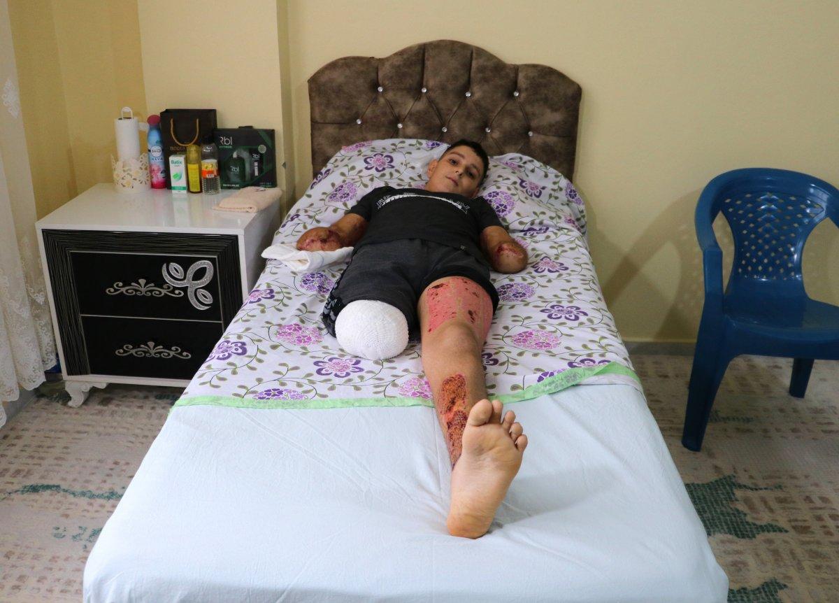 Adana'da akıma kapılan Furkan ölümden döndü