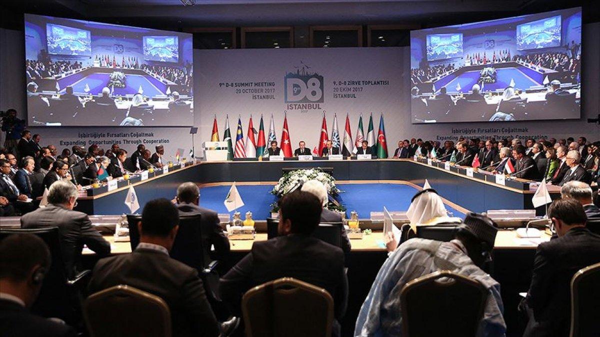 Cumhurbaşkanı Erdoğan D-8 Zirvesi'ne katılacak