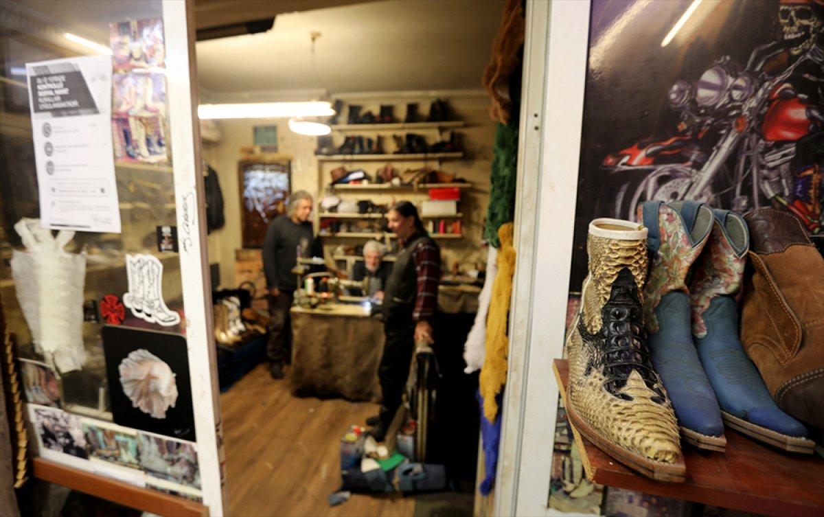 İstanbul'da yapılan kovboy çizmeleri, Hollywood'da kullanılıyor