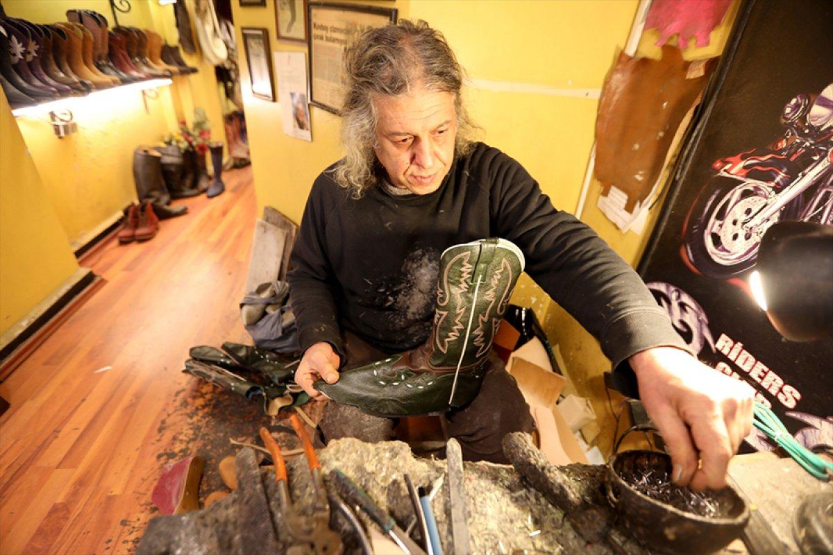 İstanbul'da yapılan kovboy çizmeleri, Hollywood'da kullanılıyor