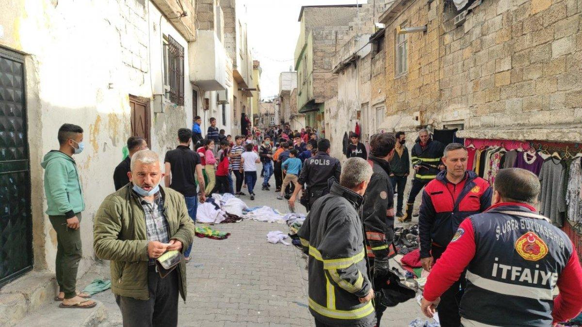 Şanlıurfa'da evde mangal keyfi yangına neden oldu