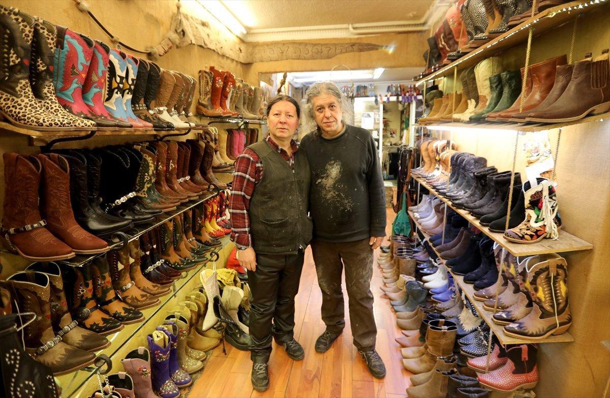 İstanbul'da yapılan kovboy çizmeleri, Hollywood'da kullanılıyor