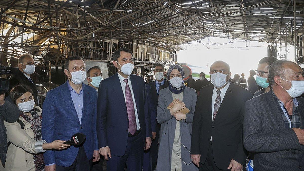 Murat Kurum: Kızılcahamam'da zarar gören esnafa destek vereceğiz