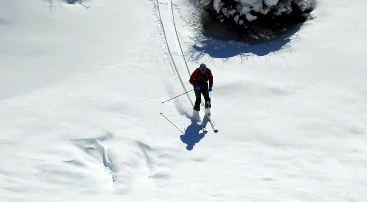 Munzur Dağlarında kayak keyfi