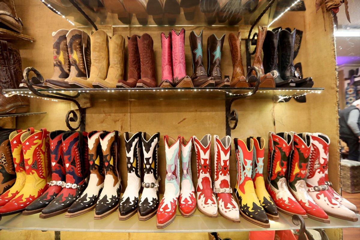 İstanbul'da yapılan kovboy çizmeleri, Hollywood'da kullanılıyor