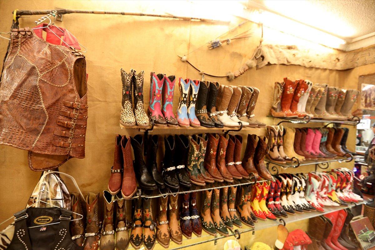 İstanbul'da yapılan kovboy çizmeleri, Hollywood'da kullanılıyor