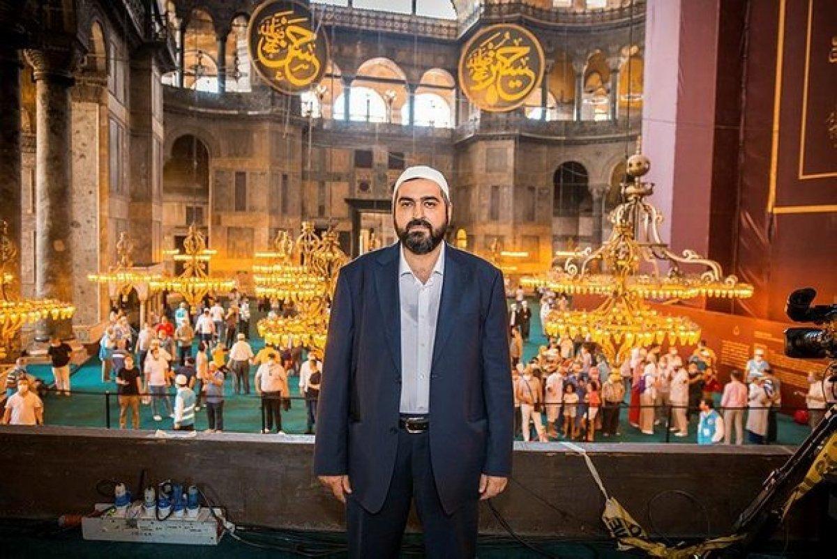 Ayasofya İmamı Mehmet Boynukalın'dan açıklama