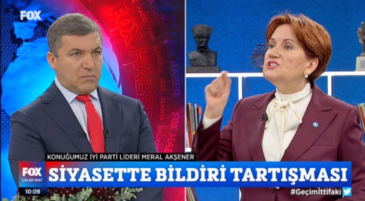 İsmail Küçükkaya'dan Meral Akşener'e zevzek sorusu