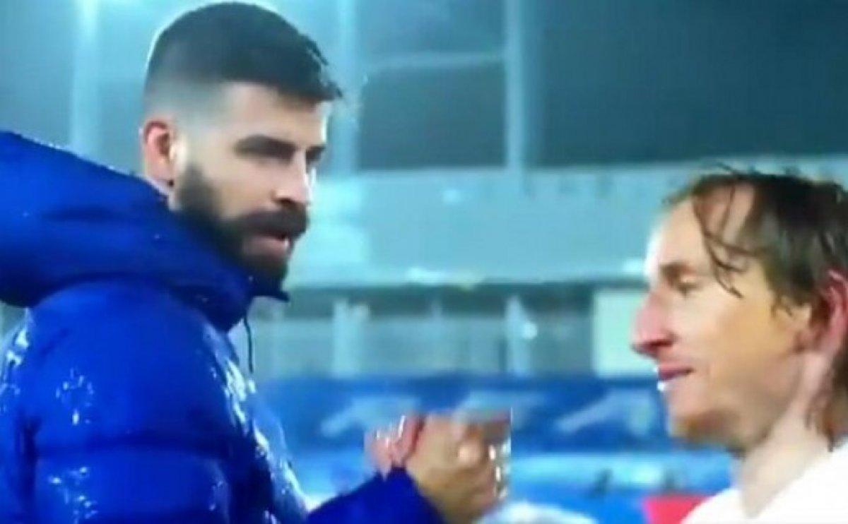 Modric ve Pique arasındaki ilginç diyalog