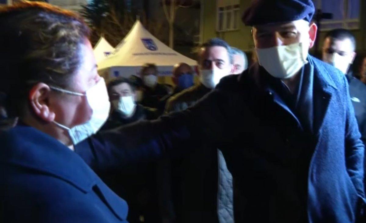 İçişleri Bakanı Soylu, mağduruz diyen Açelya apartmanı sakinini teselli etti