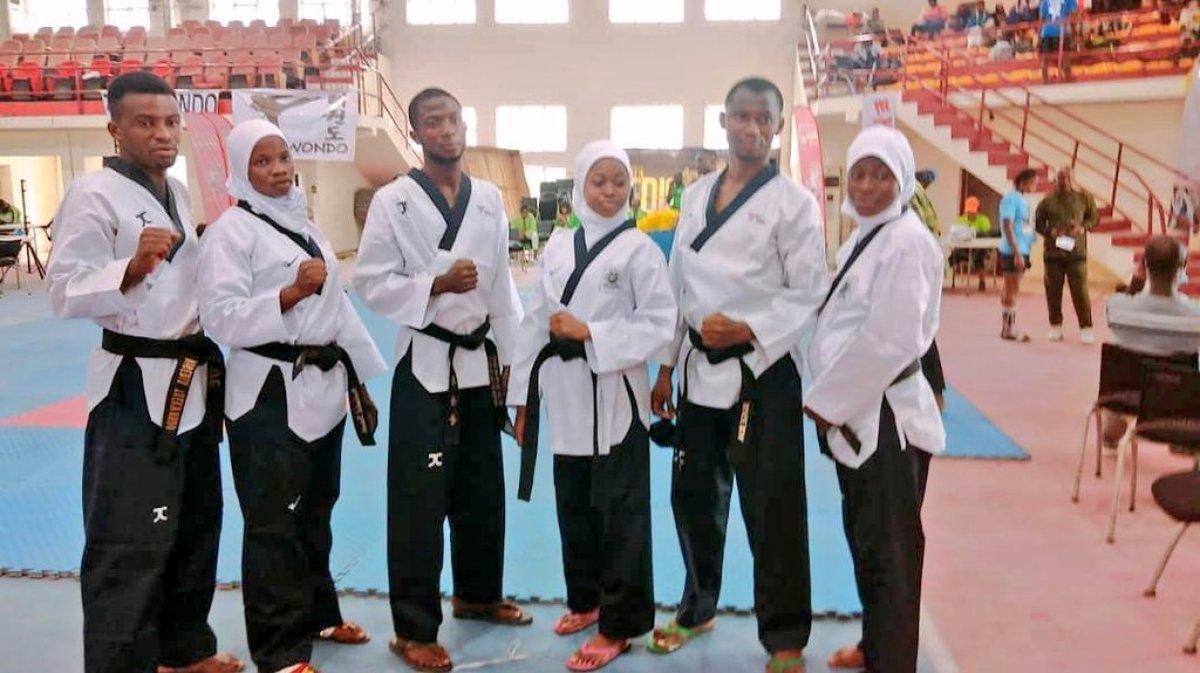 Nijerya'da hamile tekvandocu altın madalya kazandı