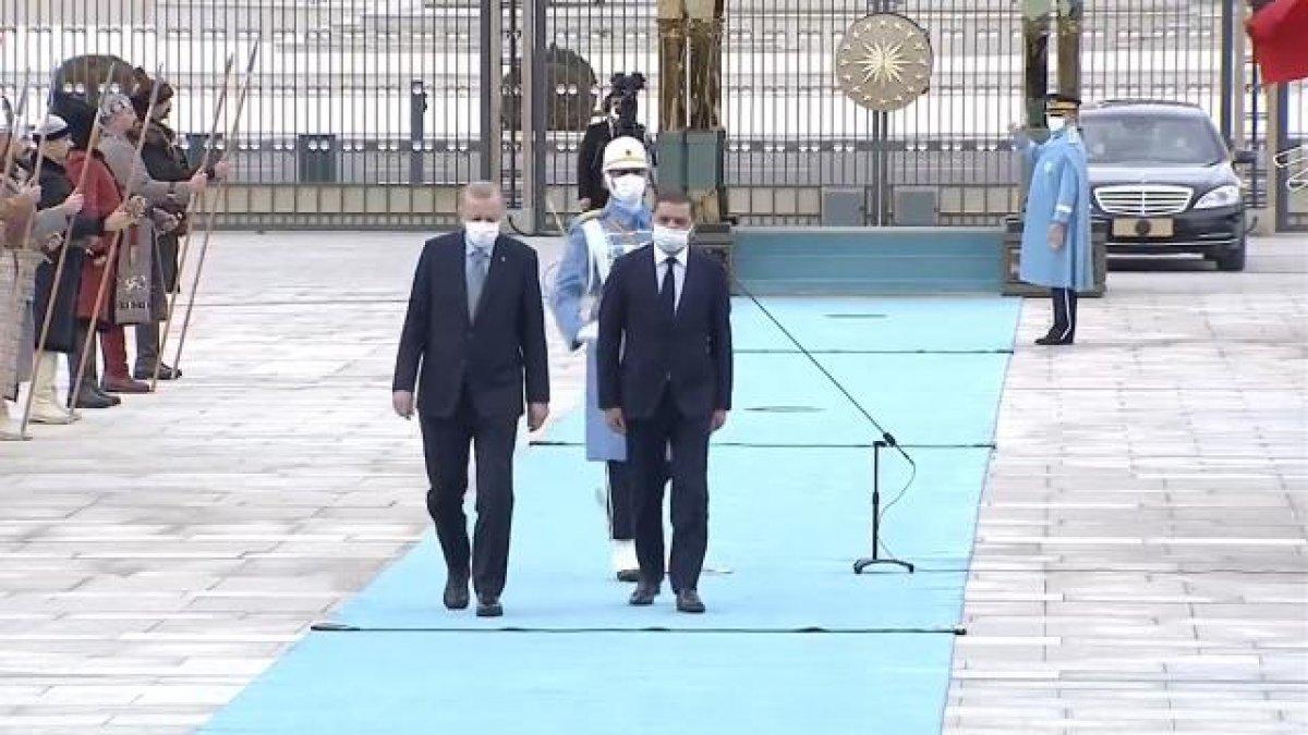 Beştepe'de Erdoğan - Dibeybe görüşmesi