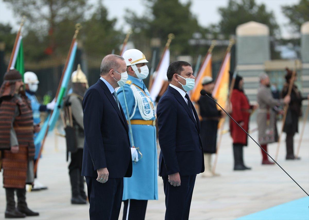 Beştepe'de Erdoğan - Dibeybe görüşmesi