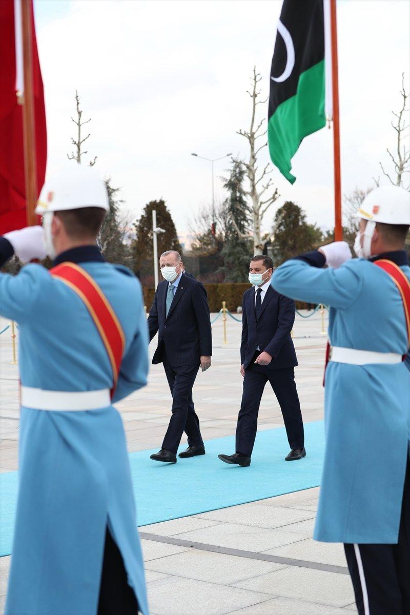 Beştepe'de Erdoğan - Dibeybe görüşmesi