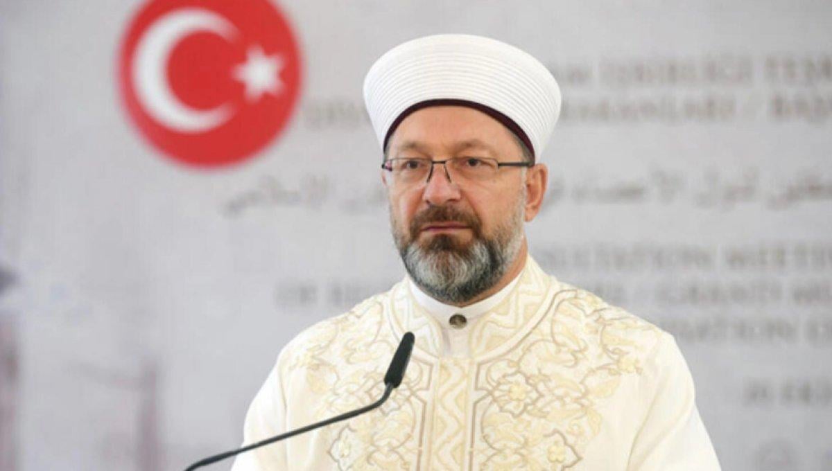 Diyanet İşleri Başkanı Erbaş'tan 'Ramazan' mesajı
