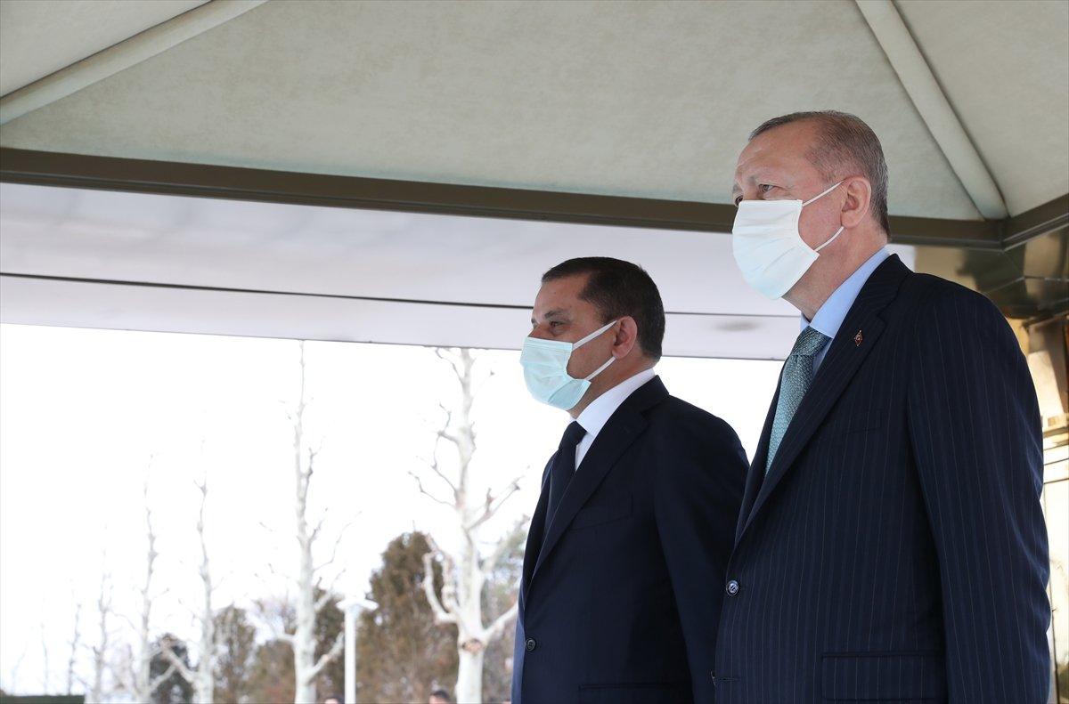 Beştepe'de Erdoğan - Dibeybe görüşmesi