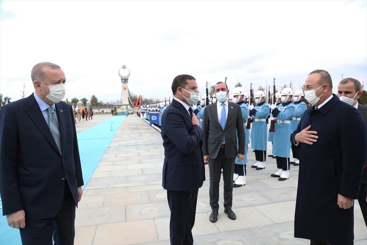 Beştepe'de Erdoğan - Dibeybe görüşmesi