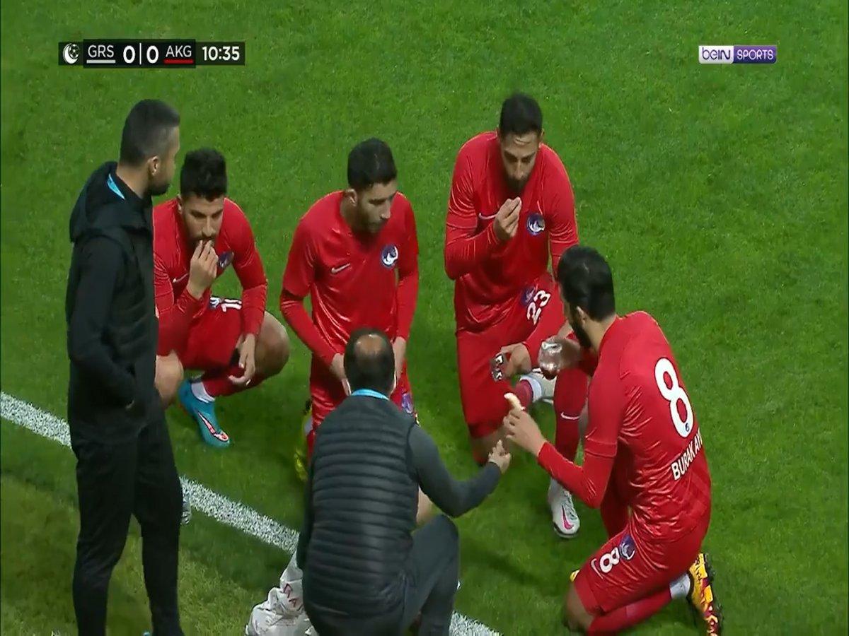 Giresunspor-Keçiörengücü maçında iftar arası