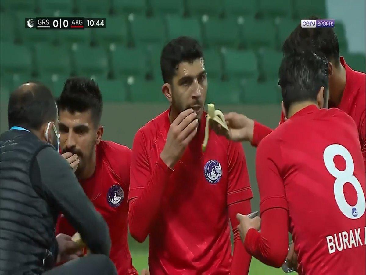 Giresunspor-Keçiörengücü maçında iftar arası