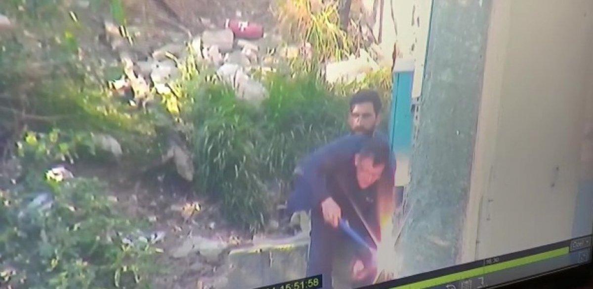 Ataşehir'de elektrik kablolarını keserek çalmaya çalışan 3 hırsız