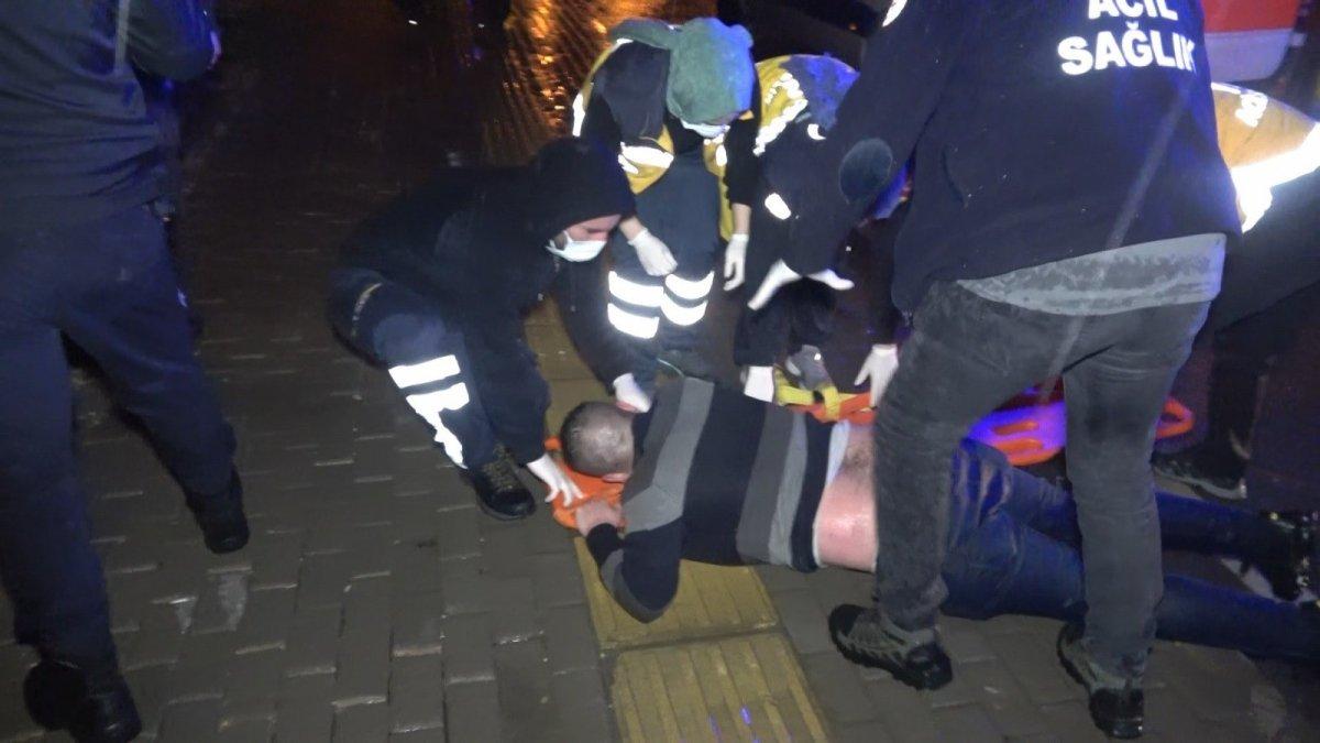 Bursa’da esnaf ile elemanına sokak ortasında dayak