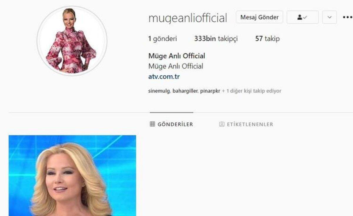 Müge Anlı, Instagram'da