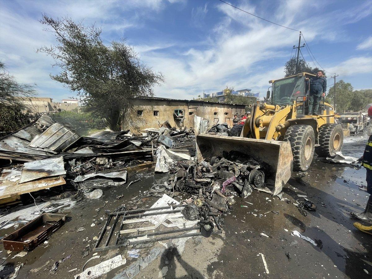 Bağdat'ta bomba yüklü araç patladı