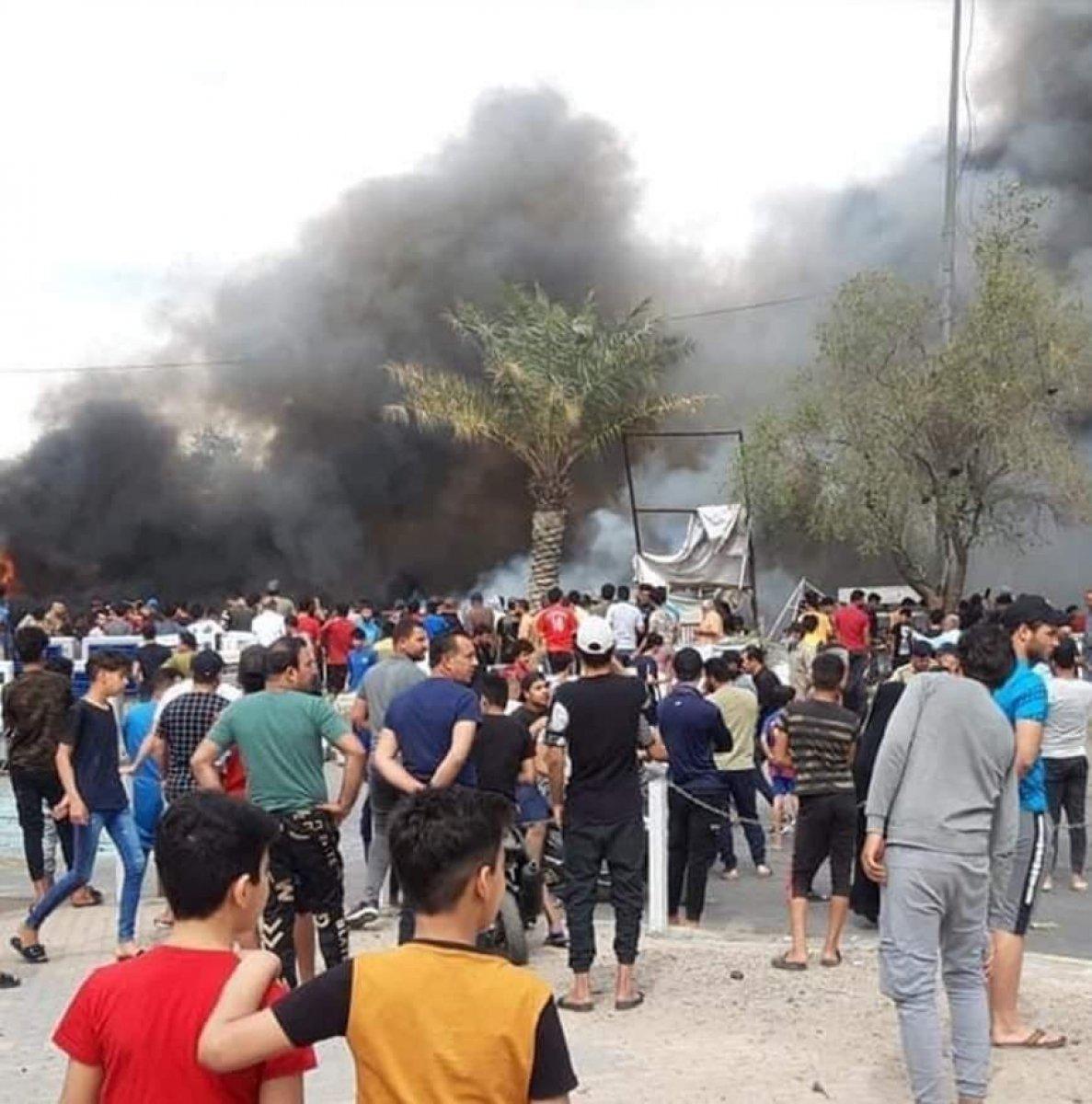 Bağdat'ta bomba yüklü araç patladı