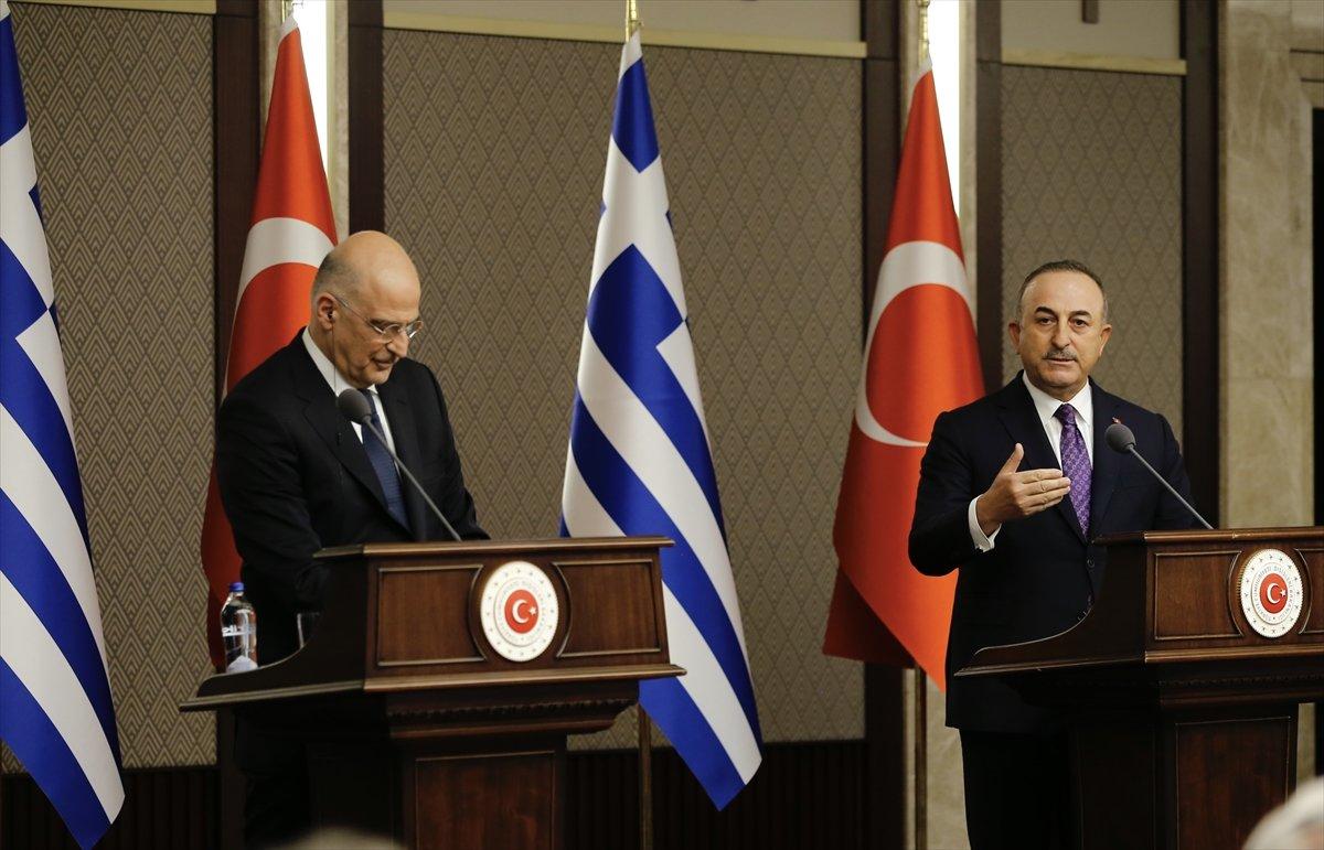 Mevlüt Çavuşoğlu'ndan Nikos Dendias'a tepki