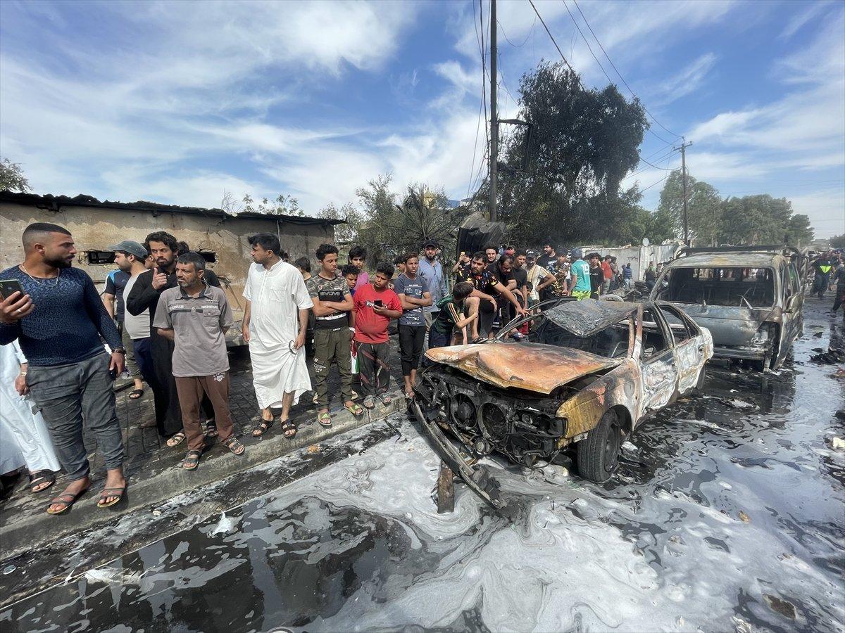 Bağdat'ta bomba yüklü araç patladı