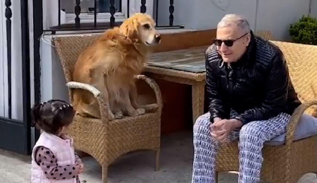 Mehmet Ali Erbil'e torun ziyareti