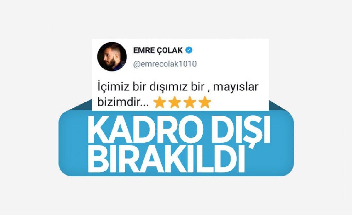 Emre Çolak, Fatih Karagümrük'le yollarını ayırdığını açıkladı