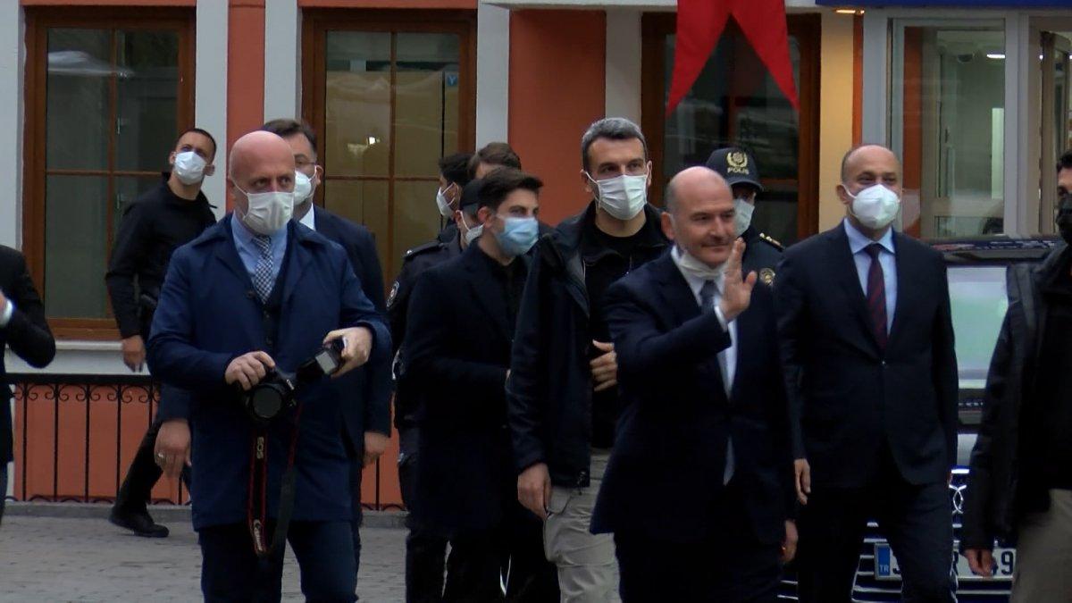 Cumhurbaşkanı Erdoğan ve Süleyman Soylu, Çengelköy Polis Merkezi'nde iftar yaptı