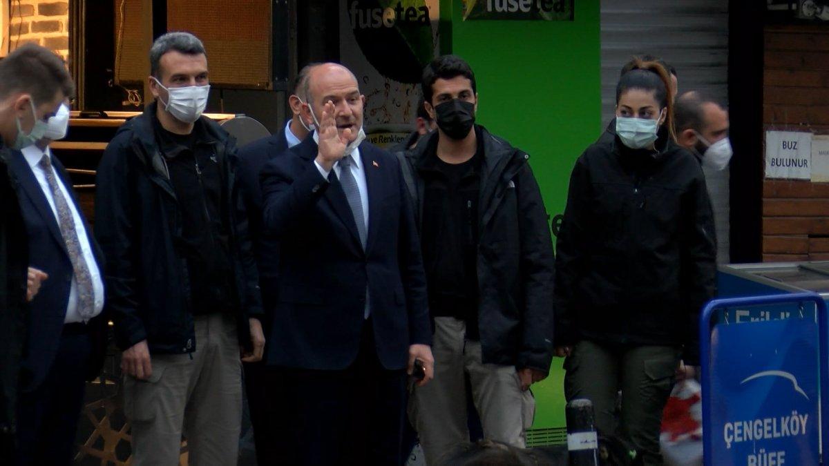 Cumhurbaşkanı Erdoğan ve Süleyman Soylu, Çengelköy Polis Merkezi'nde iftar yaptı