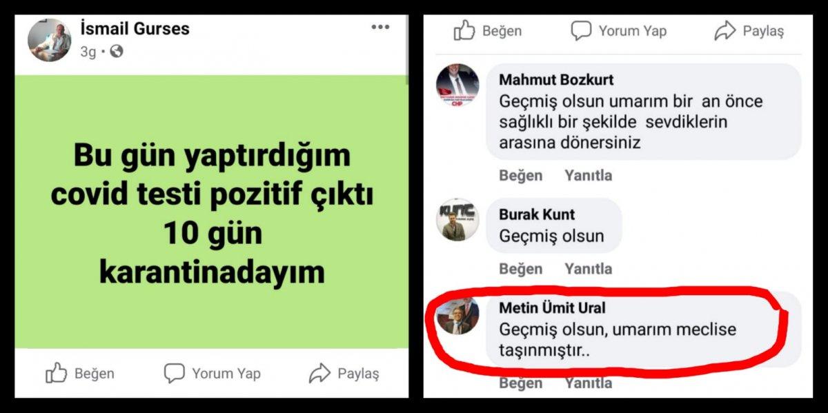 CHP Çanakkale İl Başkanı'nın çirkin dileği