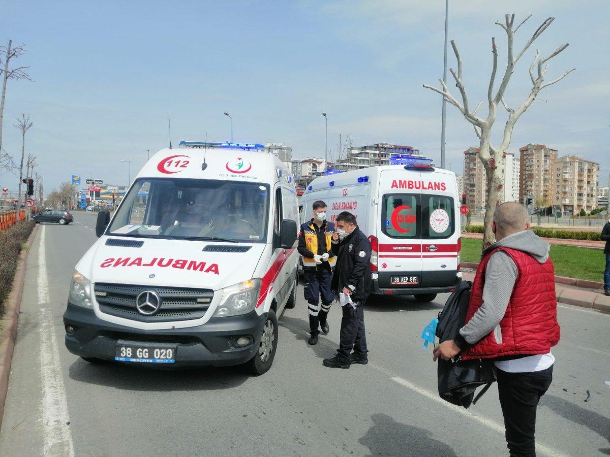 Kayseri’de trafik kazası: 5 yaralı