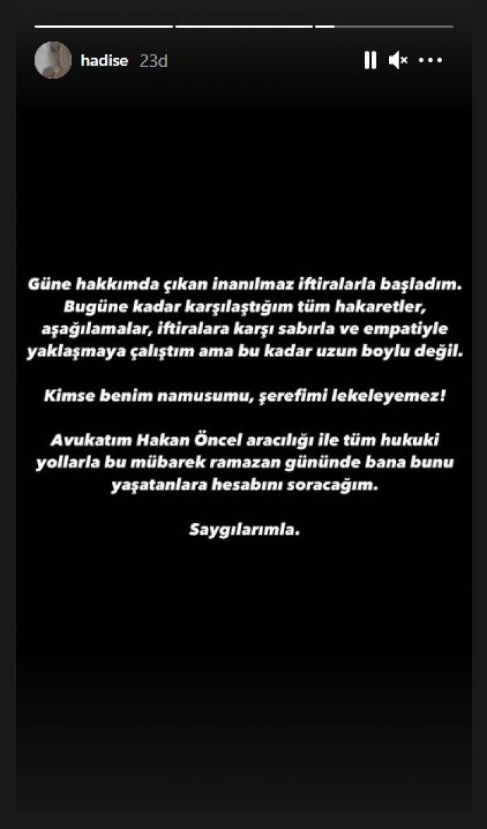 Hadise, Reza Zarrab iddialarını yalanladı