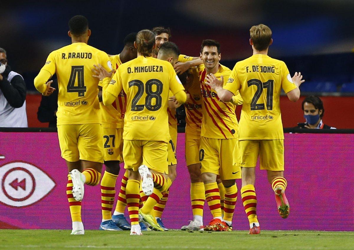 Athletic Bilbao'yu 4-0 yenen Barcelona, İspanya Kral Kupası'nı aldı