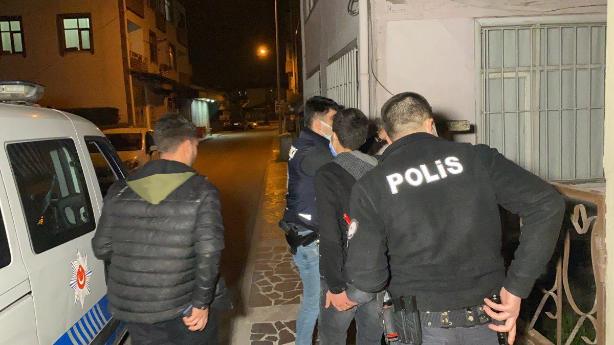 Düzce'de cezadan kaçarken bahçeye saklandı: Eve gidiyordum