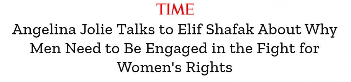 Elif Şafak, Türkiye'nin İstanbul Sözleşmesi'nden ayrılmasını Angelina Jolie'ye şikayet etti