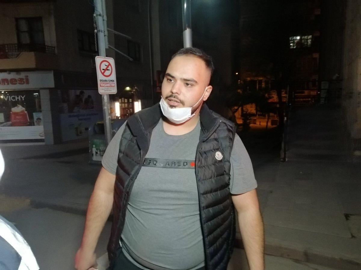 Aksaray'da yediği cezanın acısını polisleri görüntüleyerek çıkarmak istedi